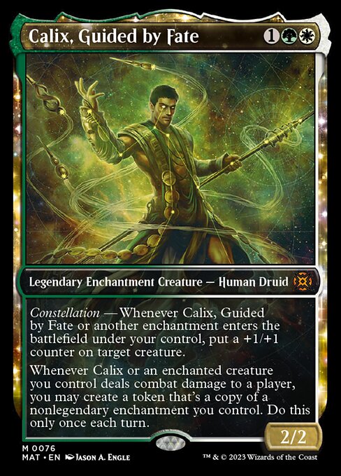 Calix, Guided by Fate [Showcase Foil]