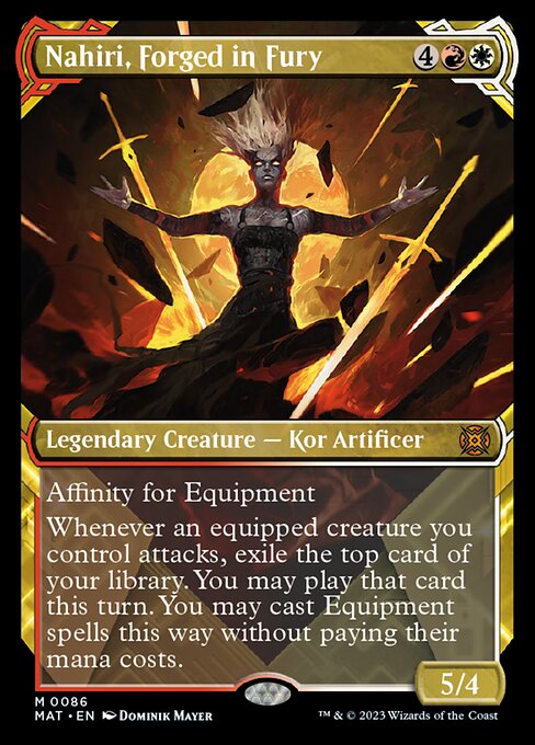 Nahiri, Forged in Fury [Showcase Foil]