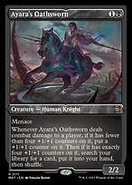 Ayara's Oathsworn [Etched Foil]