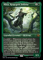 Nissa, Resurgent Animist [Etched Foil]