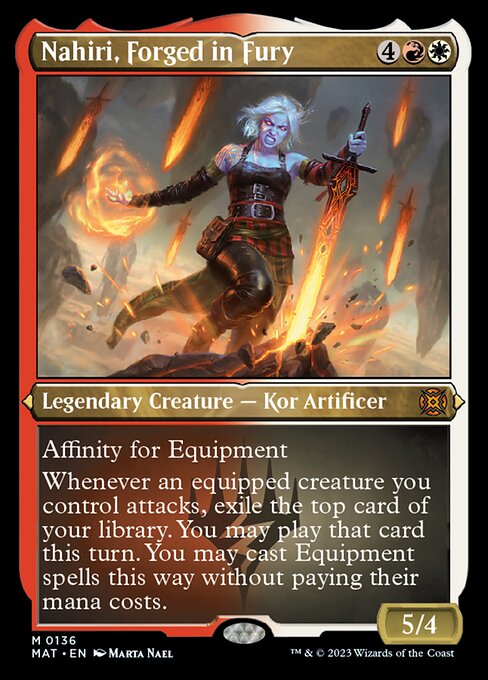 Nahiri, Forged in Fury [Etched Foil]