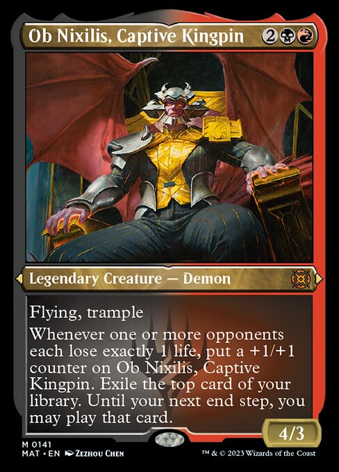 Ob Nixilis, Captive Kingpin [Etched Foil]