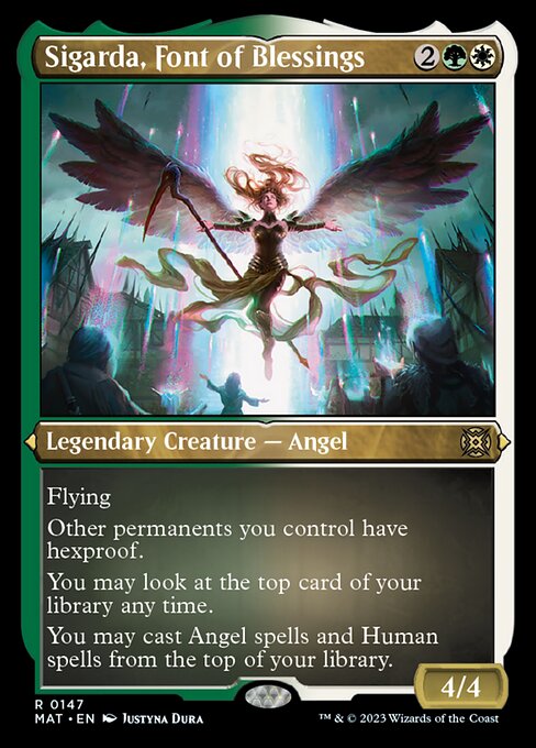 Sigarda, Font of Blessings [Etched Foil]