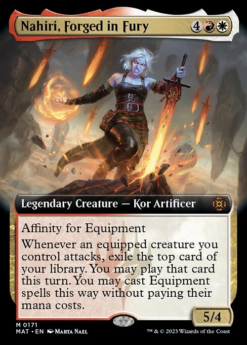 Nahiri, Forged in Fury [Extended Artwork Foil]