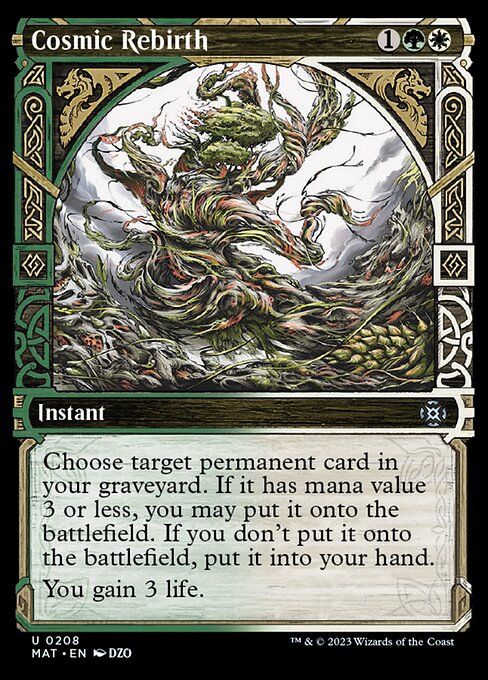 Cosmic Rebirth [Showcase Foil]