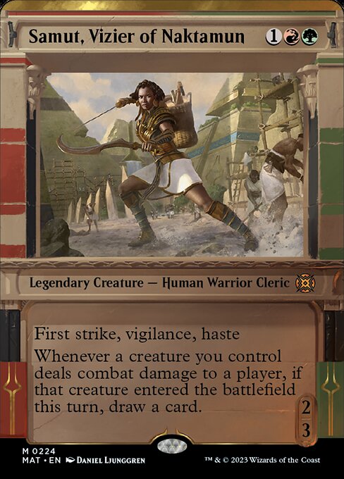 Samut, Vizier of Naktamun [Showcase Foil]