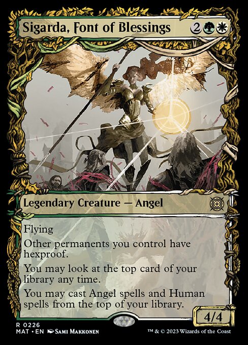 Sigarda, Font of Blessings [Showcase Foil]