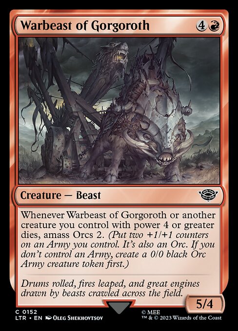 Warbeast of Gorgoroth [Foil]