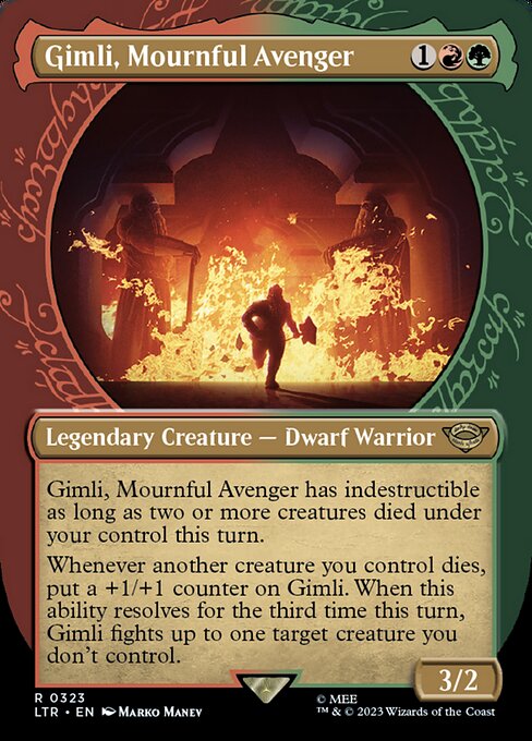 Gimli, Mournful Avenger [Ring Showcase Foil]