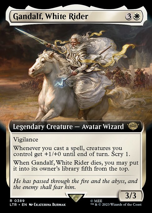 Gandalf, White Rider [Extended Artwork]