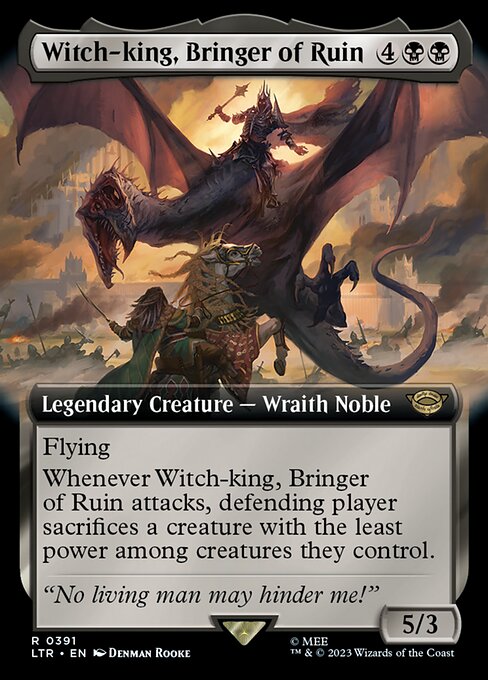 Witch-king, Bringer of Ruin [Extended Artwork Foil]
