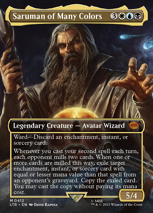 Saruman of Many Colors [Borderless Scene Foil]