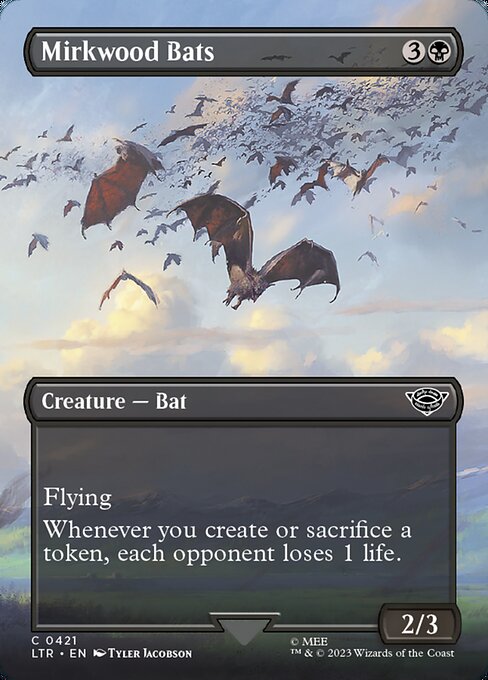 Mirkwood Bats [Borderless Scene Foil]