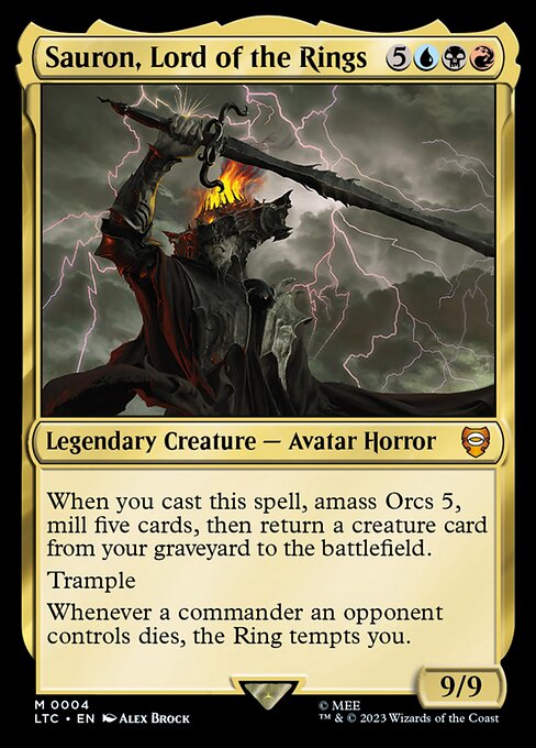 Sauron, Lord of the Rings [Foil]