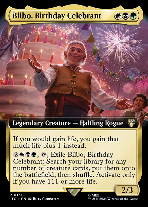 Bilbo, Birthday Celebrant [Extended Artwork]