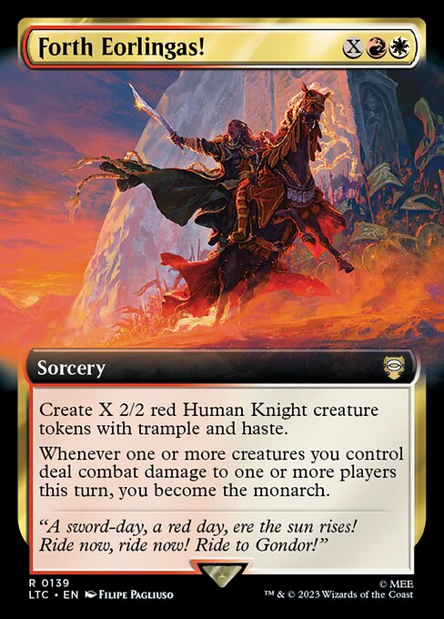 Forth Eorlingas! [Extended Artwork Foil]