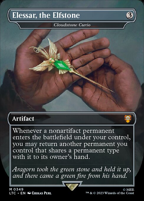 Elessar, the Elfstone (Cloudstone Curio) [Borderless]