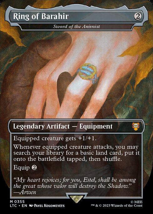 Ring of Barahir (Sword of the Animist) [Borderless Foil]
