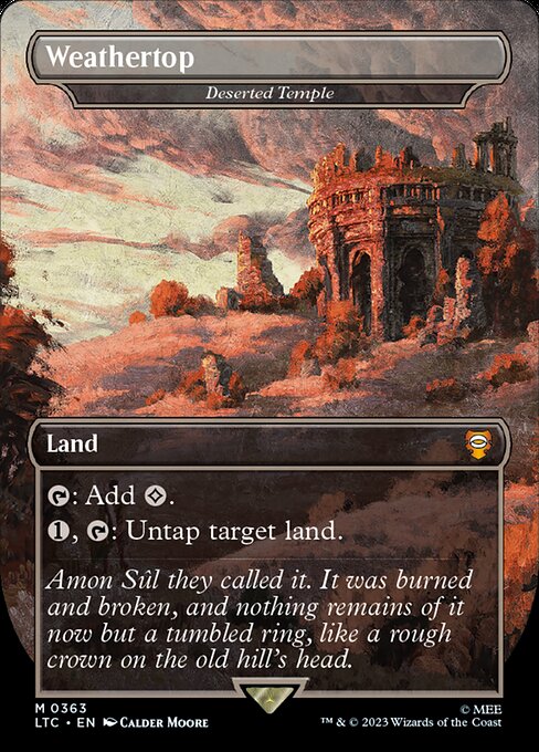 Weathertop (Deserted Temple) [Borderless]