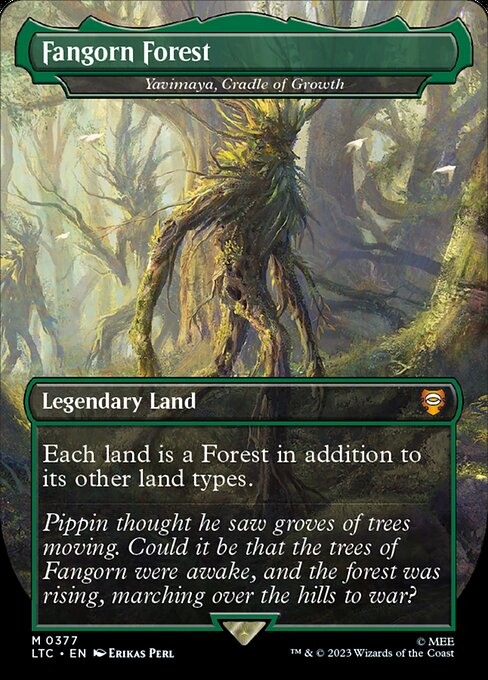 Fangorn Forest (Yavimaya, Cradle of Growth) [Borderless]