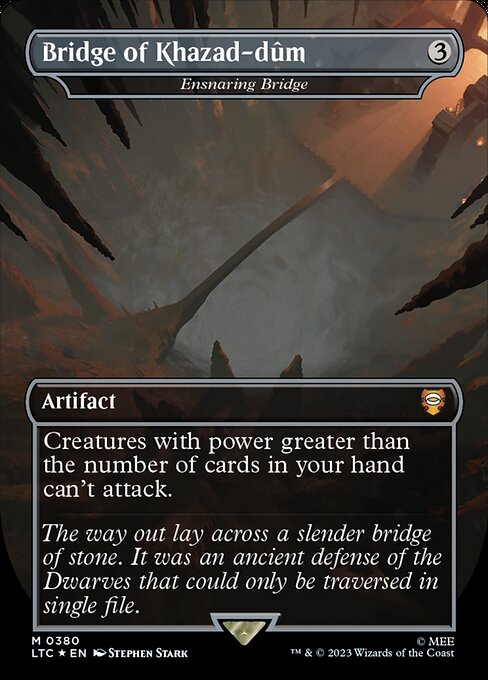 Bridge of Khazad-dûm (Ensnaring Bridge) [Borderless Surge Foil]