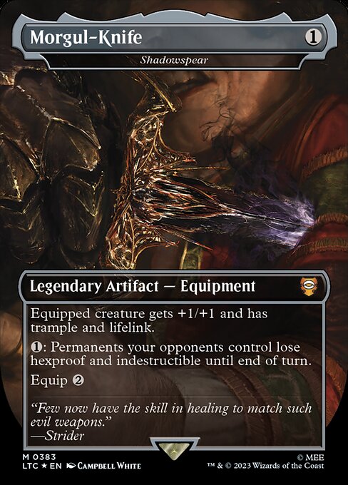 Morgul-Knife (Shadowspear) [Borderless Surge Foil]