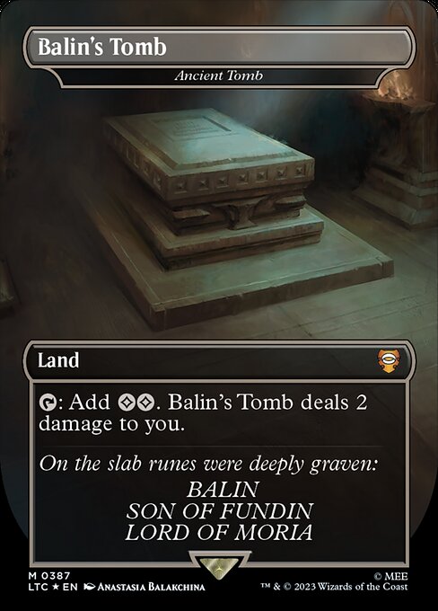 Balin's Tomb (Ancient Tomb) [Borderless Surge Foil]