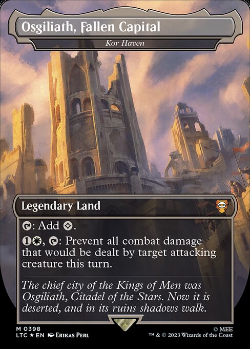 Osgiliath, Fallen Capital (Kor Haven) [Borderless Surge Foil]