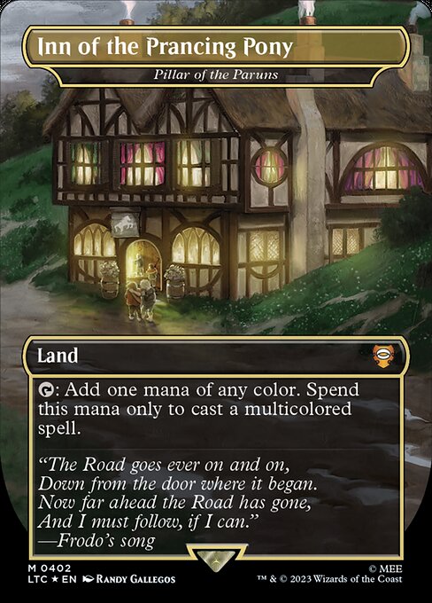 Inn of the Prancing Pony (Pillar of the Paruns) [Borderless Surge Foil]