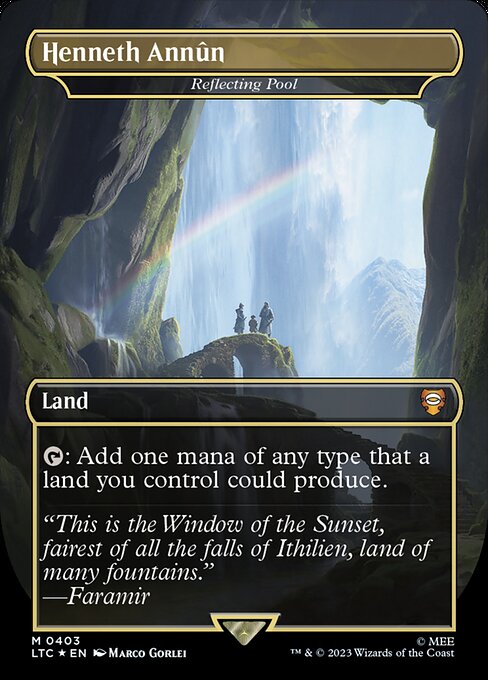 Henneth Annûn (Reflecting Pool) [Borderless Surge Foil]