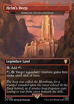 Helm's Deep (Shinka, the Bloodsoaked Keep) [Borderless Surge Foil]
