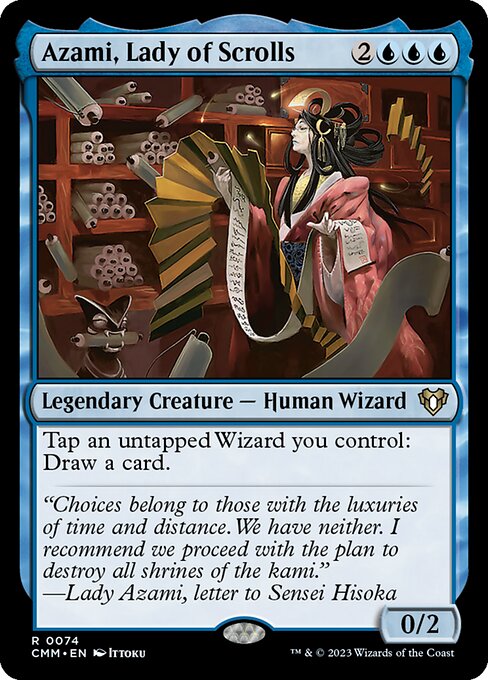 Azami, Lady of Scrolls [Foil]