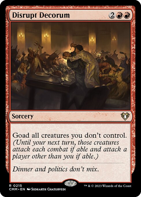 Disrupt Decorum [Foil]