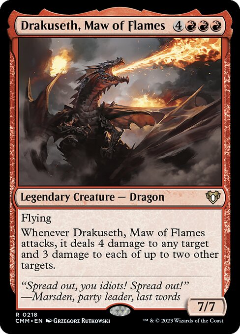 Drakuseth, Maw of Flames [Foil]
