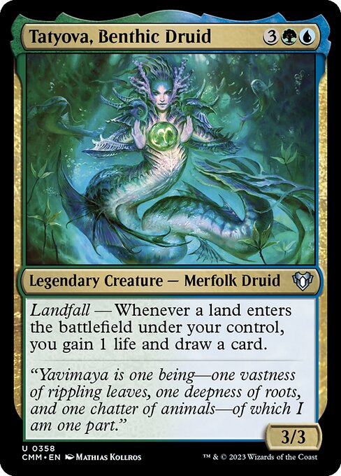Tatyova, Benthic Druid [Foil]