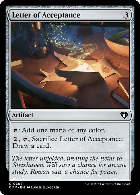 Letter of Acceptance [Foil]