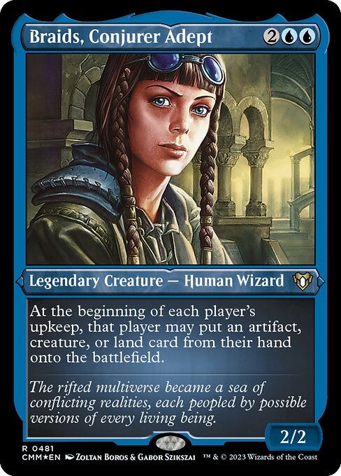 Braids, Conjurer Adept [Etched Foil]