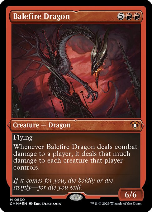 Balefire Dragon [Etched Foil]