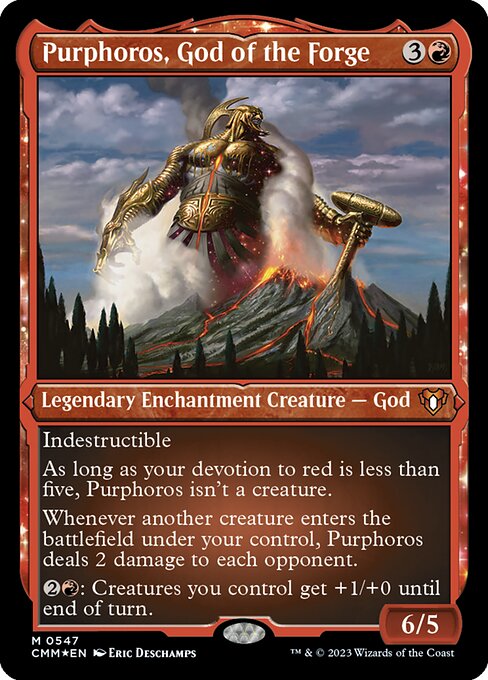 Purphoros, God of the Forge [Etched Foil]