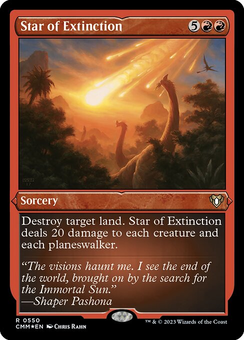 Star of Extinction [Etched Foil]