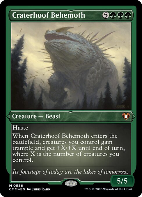 Craterhoof Behemoth [Etched Foil]