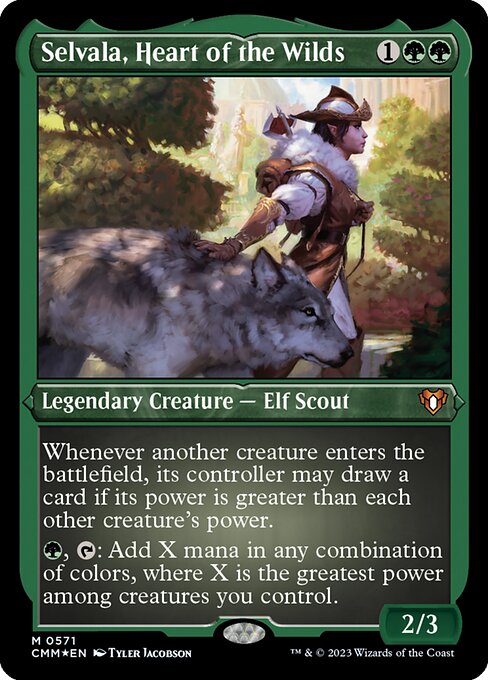 Selvala, Heart of the Wilds [Etched Foil]
