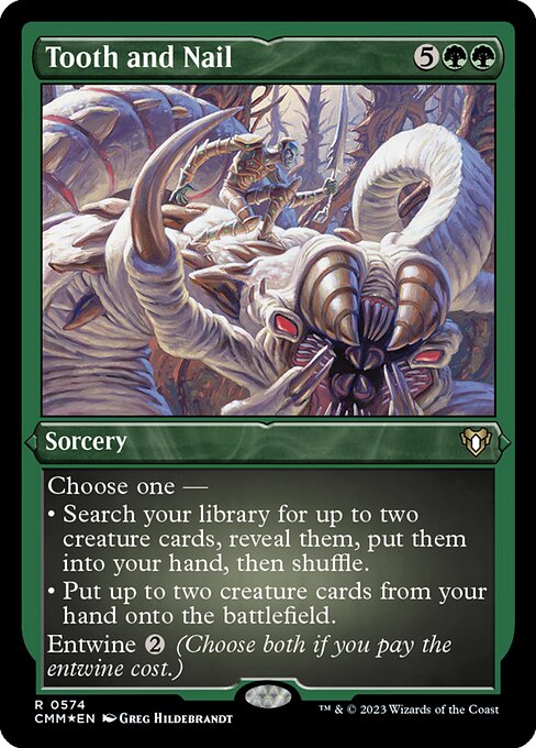 Tooth and Nail [Etched Foil]