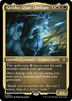 Karador, Ghost Chieftain [Etched Foil]