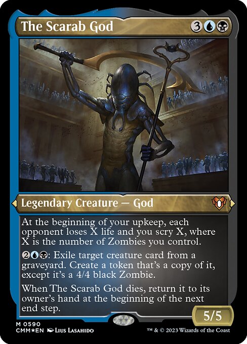 The Scarab God [Etched Foil]