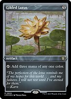 Gilded Lotus [Etched Foil]