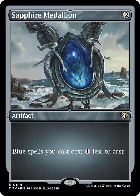 Sapphire Medallion [Etched Foil]