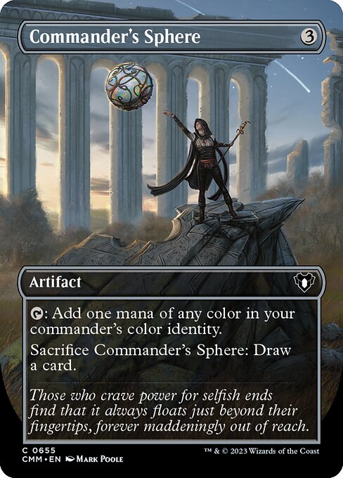 Commander's Sphere [Borderless Foil]