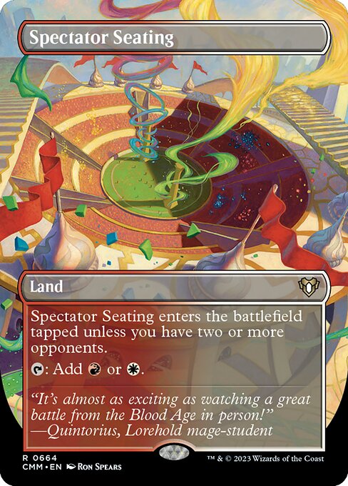 Spectator Seating [Borderless Foil]