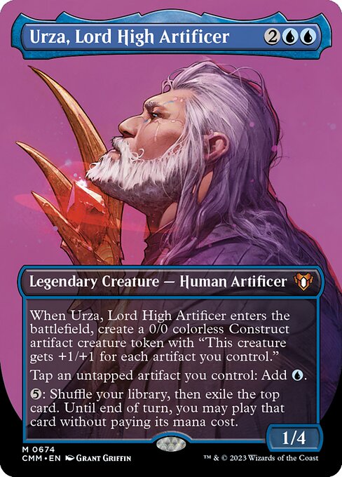 Urza, Lord High Artificer [Borderless Foil]